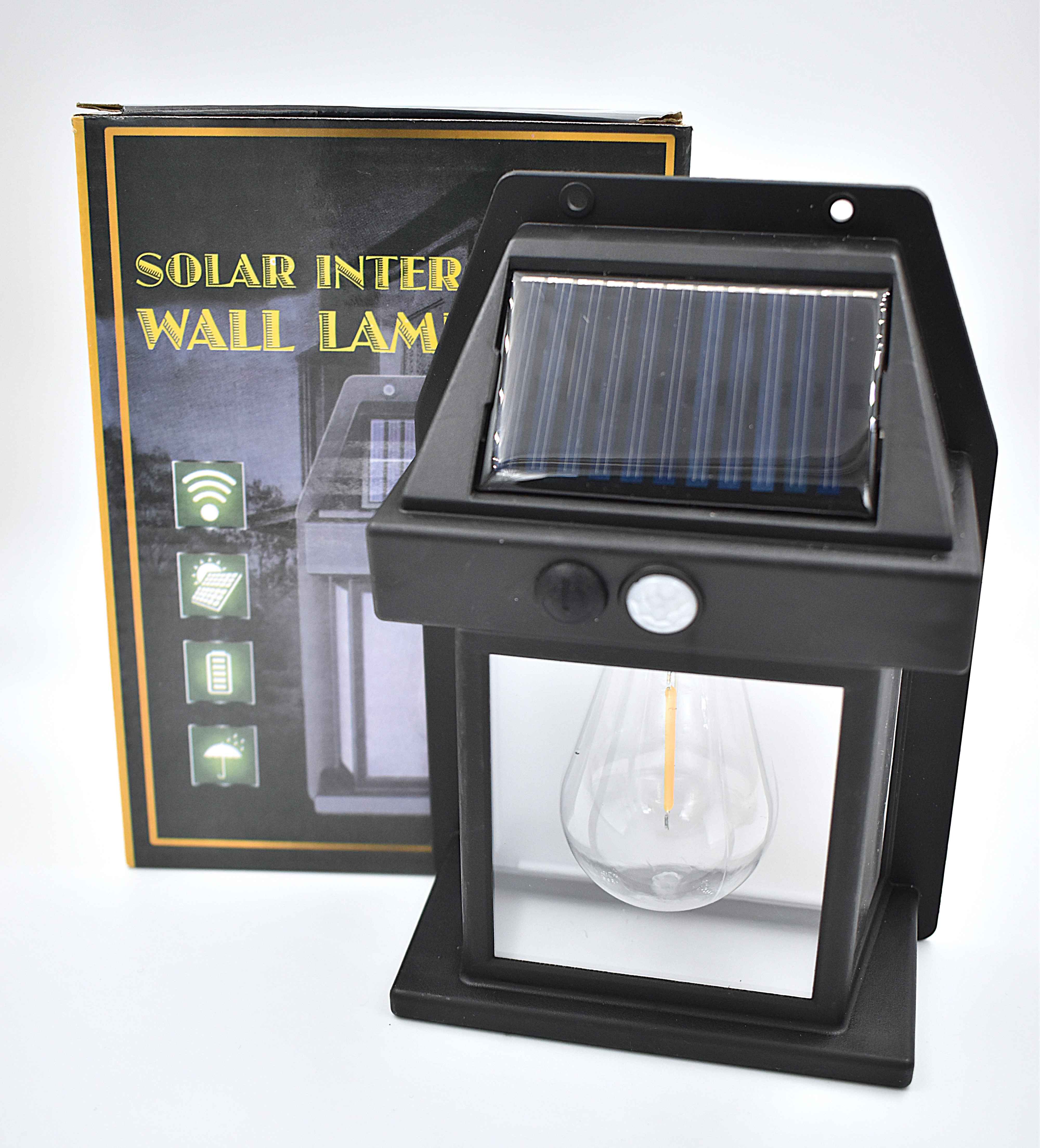 Lampara Solar 1 bombillo KT/BK